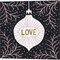 Jolly Holiday Ornaments Love Joy Metallic by Michael Mullan 14" x 14" Canvas Wall Art (Set of 2)